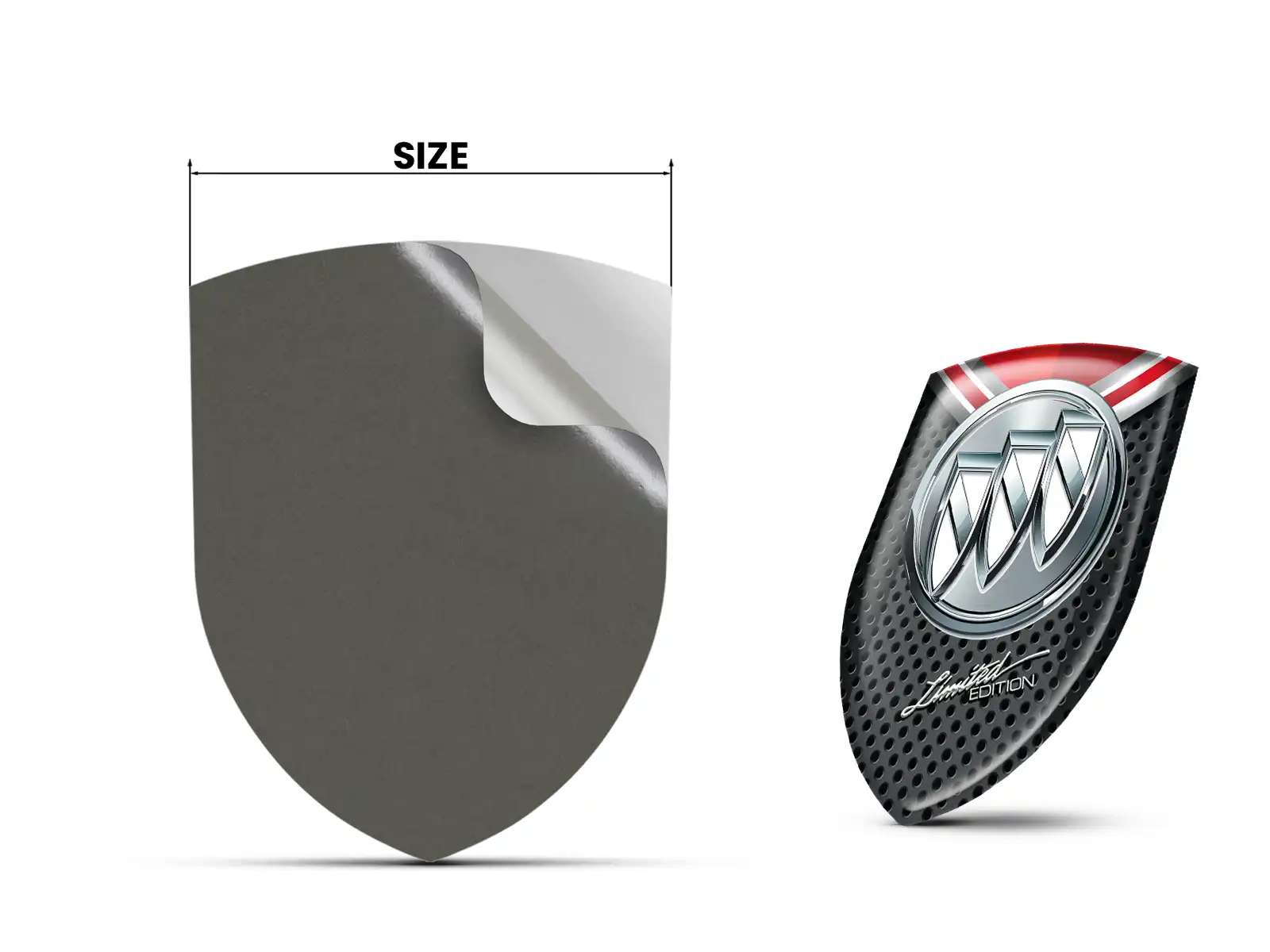 Buick Signes Auto Bombés Pro Max Durable Stylé Moderne